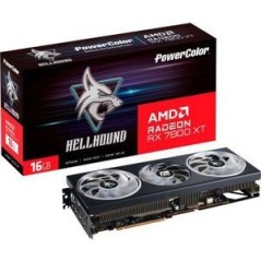 PowerColor Hellhound Radeon RX 7800 XT 16GB - Unleash Unmatched Gaming Performance and Stunning Visuals!